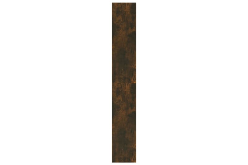 beBasic Bokhylla/rumsavdelare rökfärgad ek 80x30x198 cm konstruerat trä - Brown - Förvaring - Hylla - Bokhylla