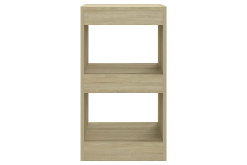 beBasic Bokhylla/rumsavdelare sonoma-ek 40x30x72 cm - Brown - Förvaring - Hylla - Bokhylla