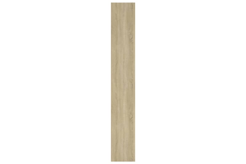 beBasic Bokhylla/Rumsavdelare sonoma-ek 80x30x198 cm konstruerat trä - Brown - Förvaring - Hylla - Bokhylla