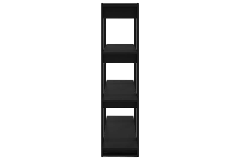 beBasic Bokhylla/rumsavdelare svart 100x30x123,5 cm - Black - Förvaring - Hylla - Bokhylla