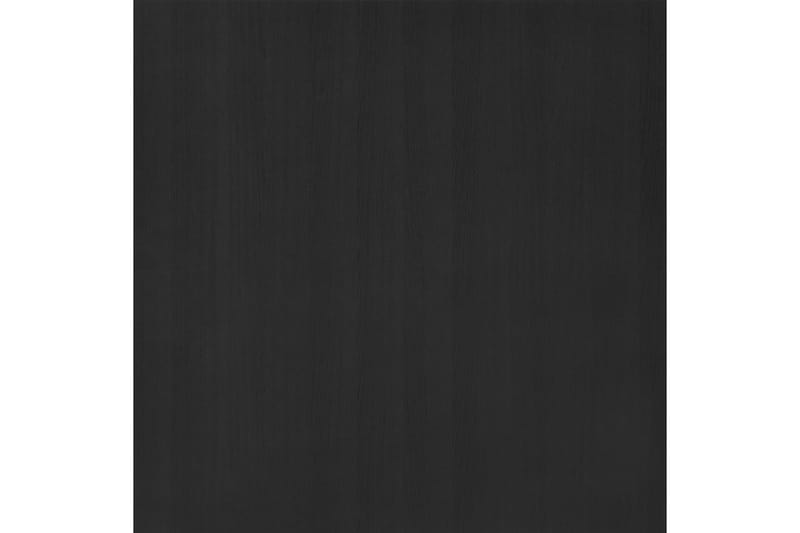 beBasic Bokhylla/rumsavdelare svart 80x25x132 cm massiv furu - Black - Bokhylla