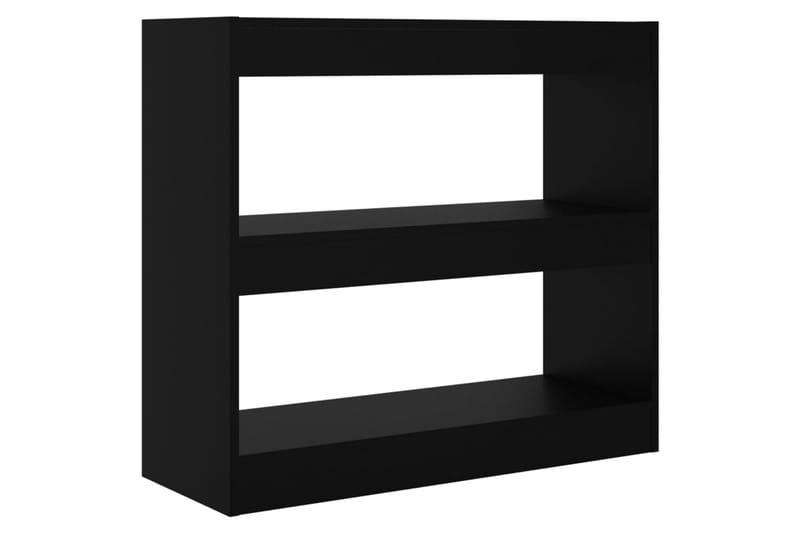 beBasic Bokhylla/Rumsavdelare svart 80x30x72 cm - Black - Förvaring - Hylla - Bokhylla