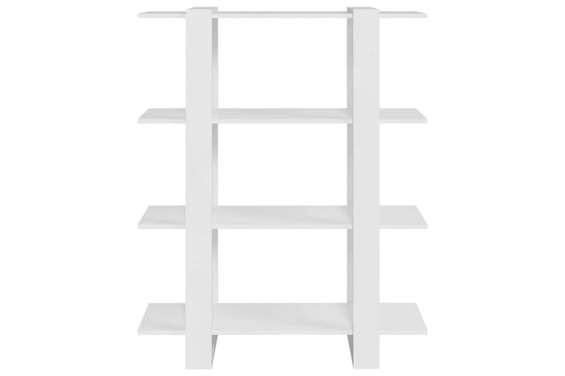 beBasic Bokhylla/rumsavdelare vit 100x30x123,5 cm - White - Förvaring - Hylla - Bokhylla