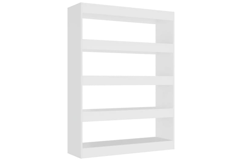beBasic Bokhylla/Rumsavdelare vit 100x30x135 cm - White - Förvaring - Hylla - Bokhylla