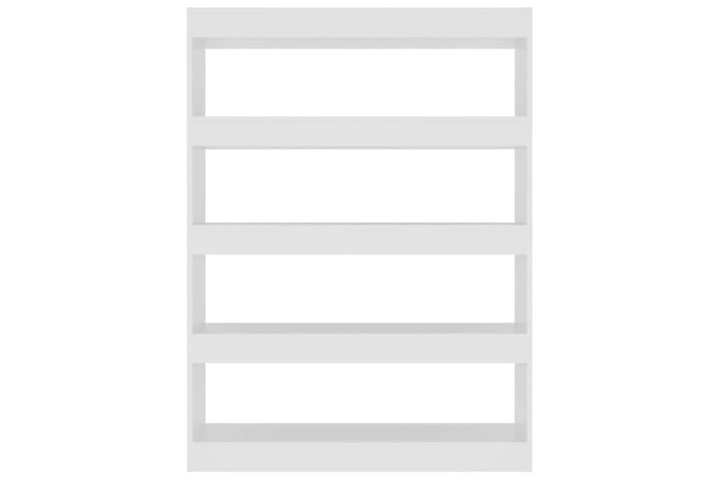 beBasic Bokhylla/Rumsavdelare vit 100x30x135 cm - White - Förvaring - Hylla - Bokhylla