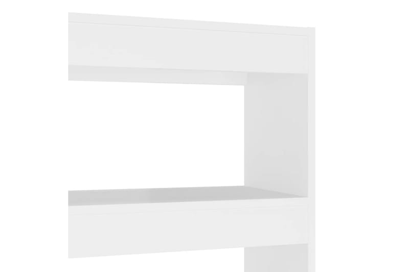 beBasic Bokhylla/Rumsavdelare vit 100x30x135 cm - White - Förvaring - Hylla - Bokhylla