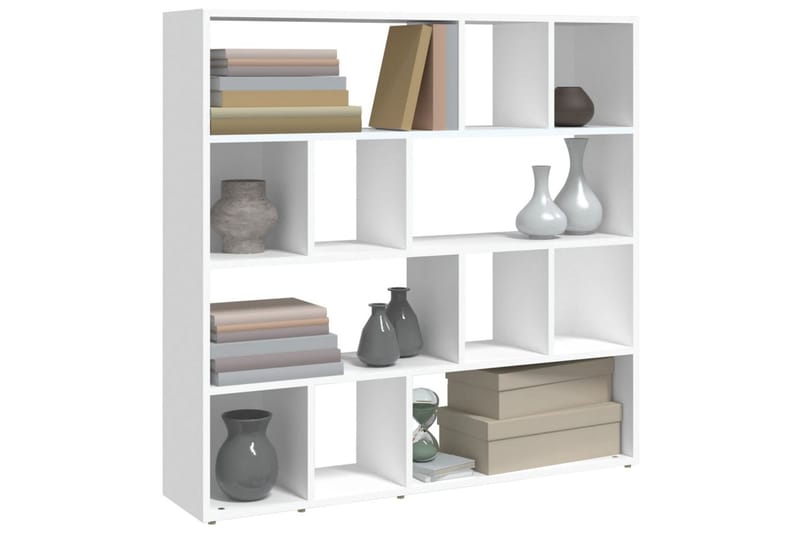 beBasic Bokhylla/Rumsavdelare vit 105x24x102 cm - White - Förvaring - Hylla - Bokhylla
