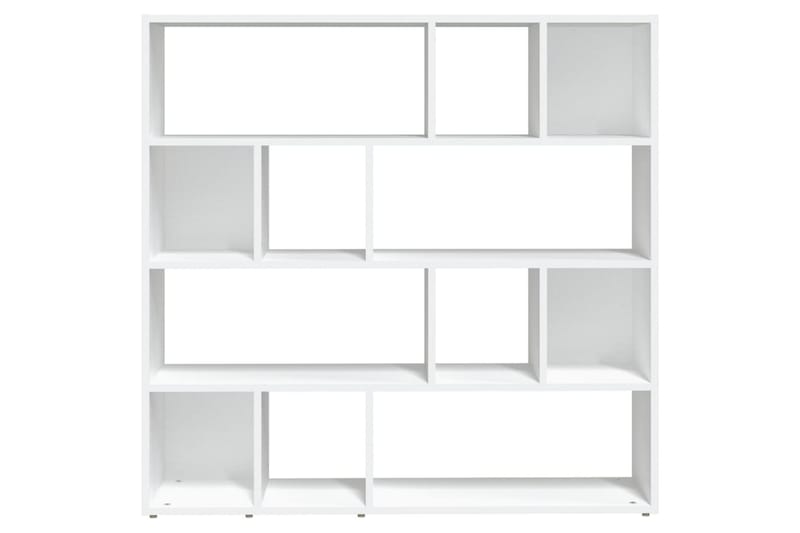 beBasic Bokhylla/Rumsavdelare vit 105x24x102 cm - White - Bokhylla