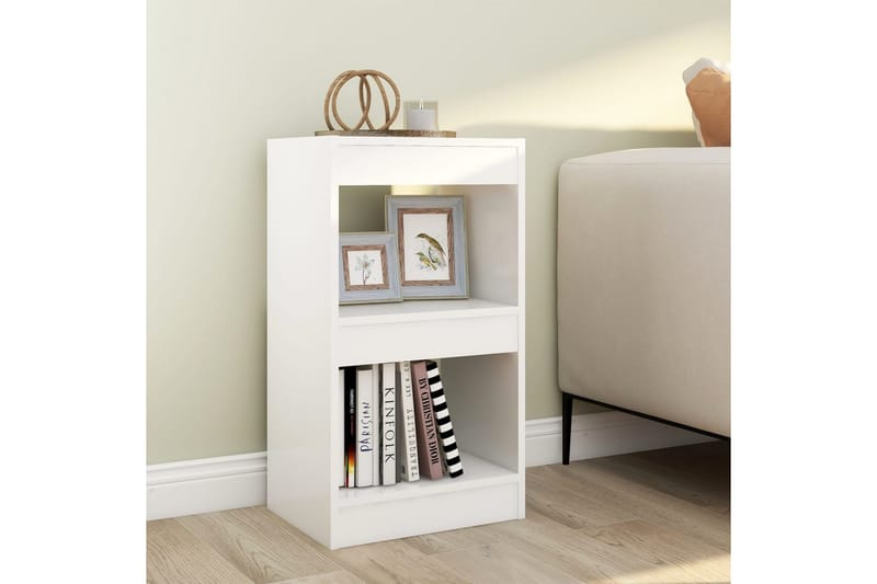 beBasic Bokhylla/rumsavdelare vit 40x30x72 cm - White - Förvaring - Hylla - Bokhylla