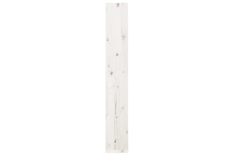 beBasic Bokhylla/rumsavdelare vit 60x30x199,5 cm massiv furu - White - Förvaring - Hylla - Bokhylla