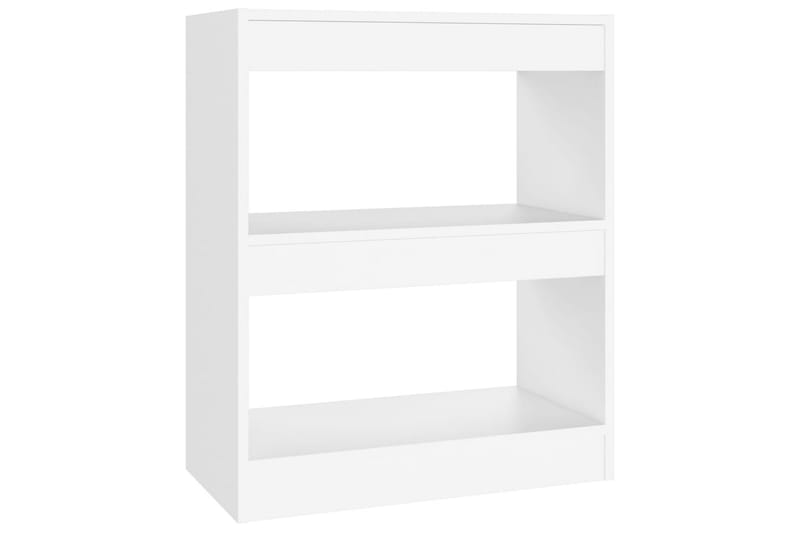 beBasic Bokhylla/Rumsavdelare vit 60x30x72 cm - White - Förvaring - Hylla - Bokhylla