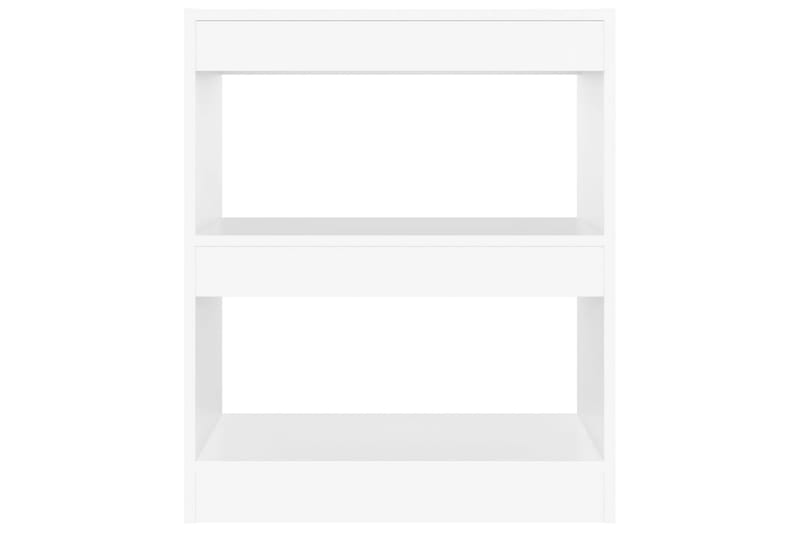 beBasic Bokhylla/Rumsavdelare vit 60x30x72 cm - White - Förvaring - Hylla - Bokhylla