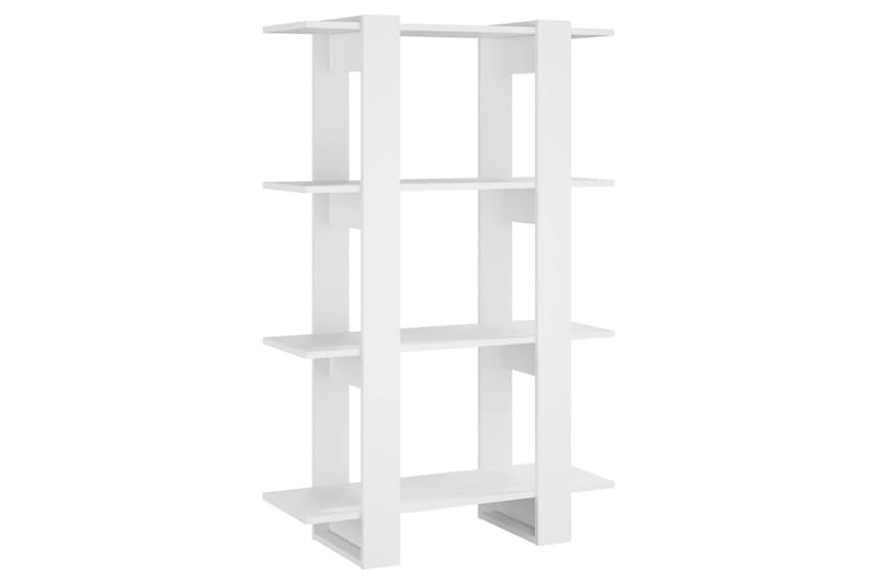 beBasic Bokhylla/Rumsavdelare vit 80x30x123,5 cm - White - Förvaring - Hylla - Bokhylla
