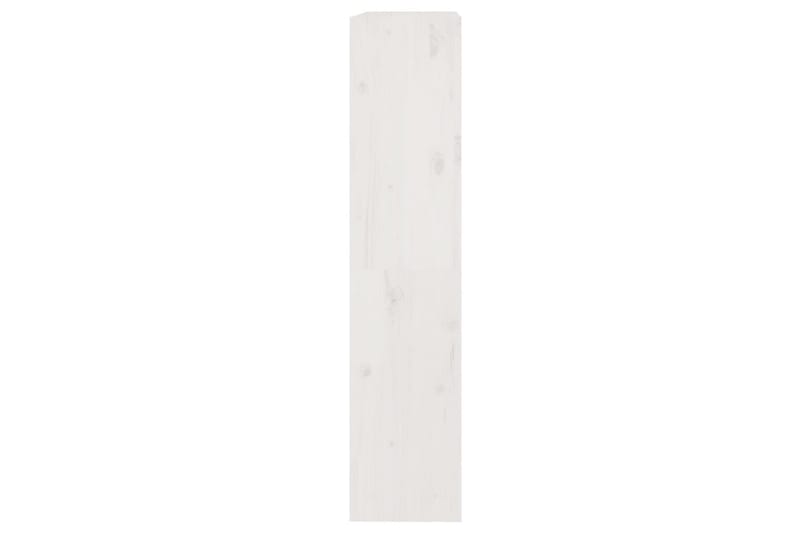 beBasic Bokhylla/rumsavdelare vit 80x30x135,5 cm massiv furu - White - Förvaring - Hylla - Bokhylla