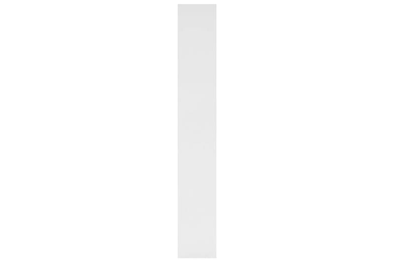 beBasic Bokhylla/rumsavdelare vit 80x30x198 cm konstruerat trä - White - Förvaring - Hylla - Bokhylla