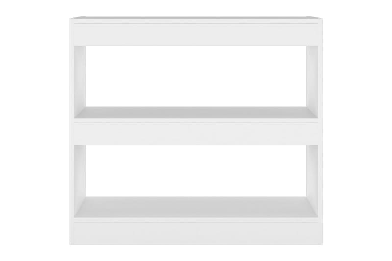 beBasic Bokhylla/rumsavdelare vit 80x30x72 cm - White - Förvaring - Hylla - Bokhylla