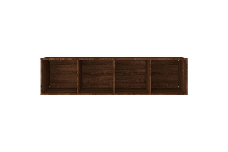 beBasic Bokhylla/tv-bänk Brun ek 36x30x143 cm konstruerat trä - Brown - Bokhylla