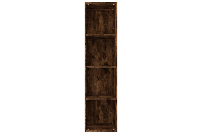 beBasic Bokhylla/tv-bänk rökfärgad ek 36x30x143 cm konstruerat trä - Brown - Förvaring - Hylla - Bokhylla
