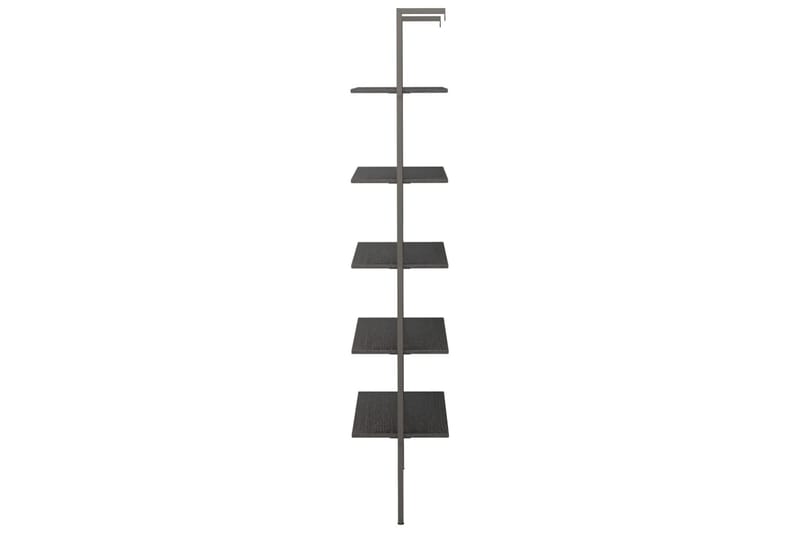 beBasic Hylla 3-nivåer svart 64x35x185 cm - Black - Förvaring - Hylla - Bokhylla