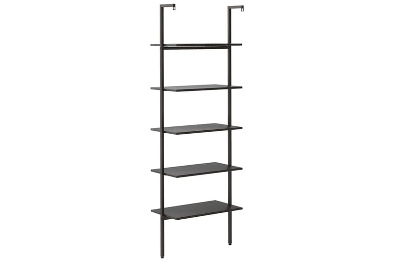 beBasic Hylla 3-nivåer svart 64x35x185 cm - Black - Förvaring - Hylla - Bokhylla