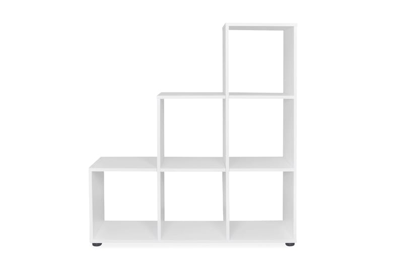 Bokhylla 107 cm vit - Vit - Förvaring - Hylla - Bokhylla