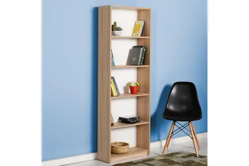 Bokhylla 182x64 cm - Natur - Förvaring - Hylla - Bokhylla