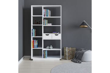 Bokhylla 189x80 cm - Vit - Förvaring - Hylla - Bokhylla