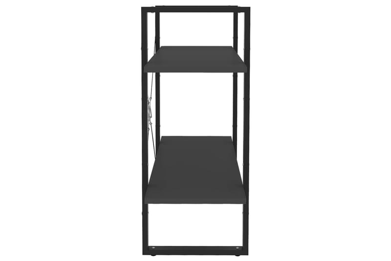 Bokhylla 2 hyllplan grå 80x30x70 cm spånskiva - Grå - Förvaring - Hylla - Bokhylla