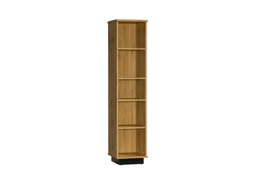 Bokhylla 40 cm i Ek - Svart|Brun - Förvaring - Hylla - Bokhylla