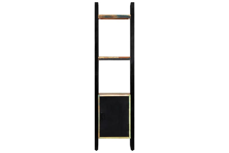 Bokhylla 45x30x171 cm massivt återvunnet trä - Flerfärgad - Förvaring - Hylla - Bokhylla