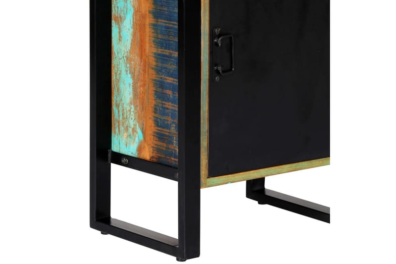 Bokhylla 45x30x171 cm massivt återvunnet trä - Flerfärgad - Förvaring - Hylla - Bokhylla