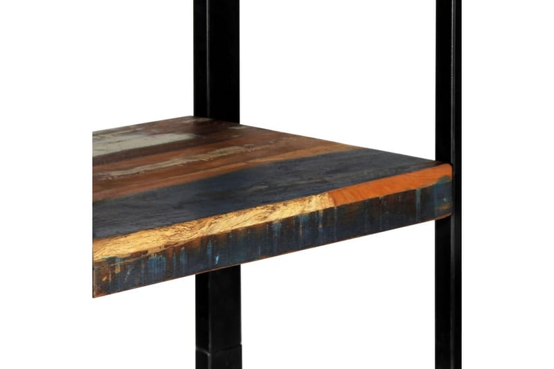 Bokhylla 45x30x171 cm massivt återvunnet trä - Flerfärgad - Förvaring - Hylla - Bokhylla