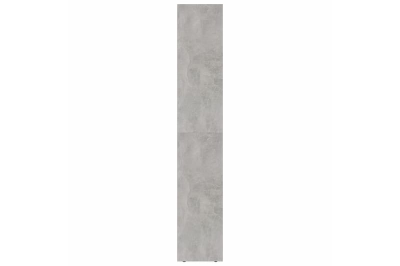 Bokhylla betonggrå 36x30x171 cm spånskiva - Grå - Förvaring - Hylla - Bokhylla