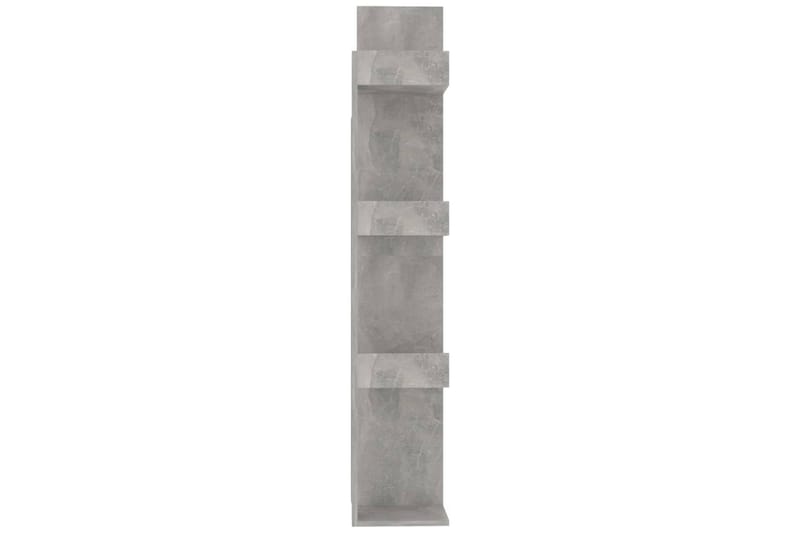 Bokhylla betonggrå 48x25,5x140 cm spånskiva - Betonggrå - Förvaring - Hylla - Bokhylla