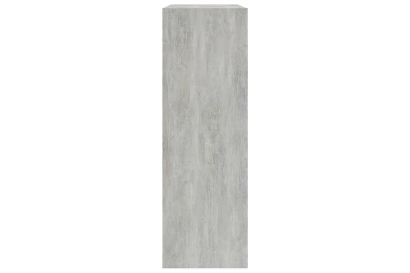 Bokhylla betonggrå 60x24x74,5 cm spånskiva - Grå - Förvaring - Hylla - Bokhylla