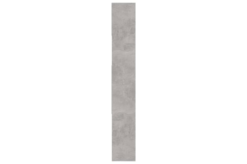 Bokhylla betonggrå 67x24x161 cm spånskiva - Grå - Förvaring - Hylla - Bokhylla