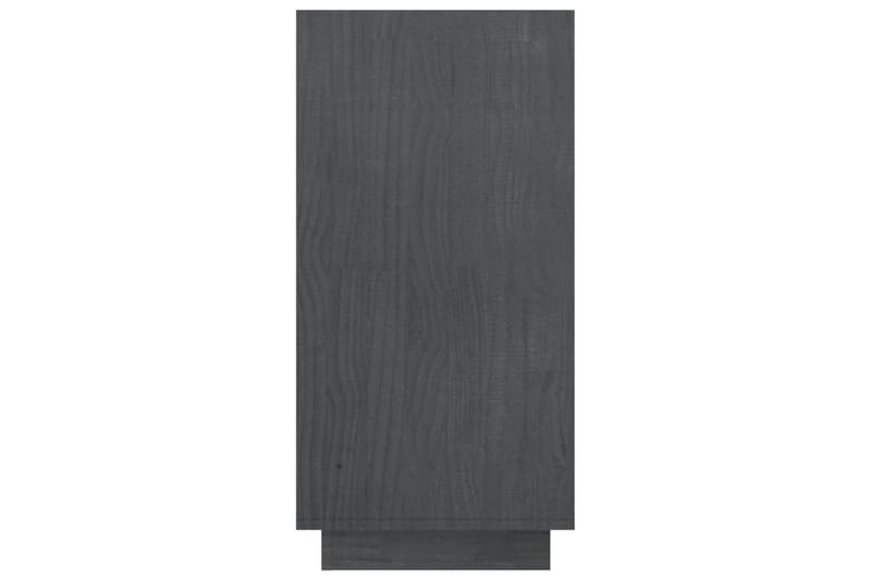 Bokhylla grå 80x35x71 cm massiv furu - Grå - Förvaring - Hylla - Bokhylla