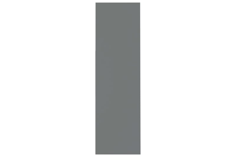 Bokhylla grå 97,5x29,5x100 cm spånskiva - Grå - Förvaring - Hylla - Bokhylla