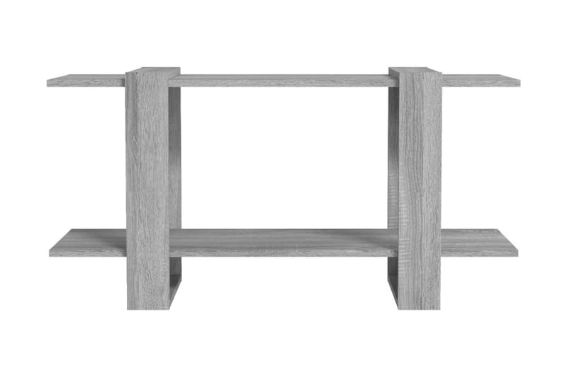 Bokhylla grå sonoma 100x30x51 cm konstruerat trä - Grå - Förvaring - Hylla - Bokhylla