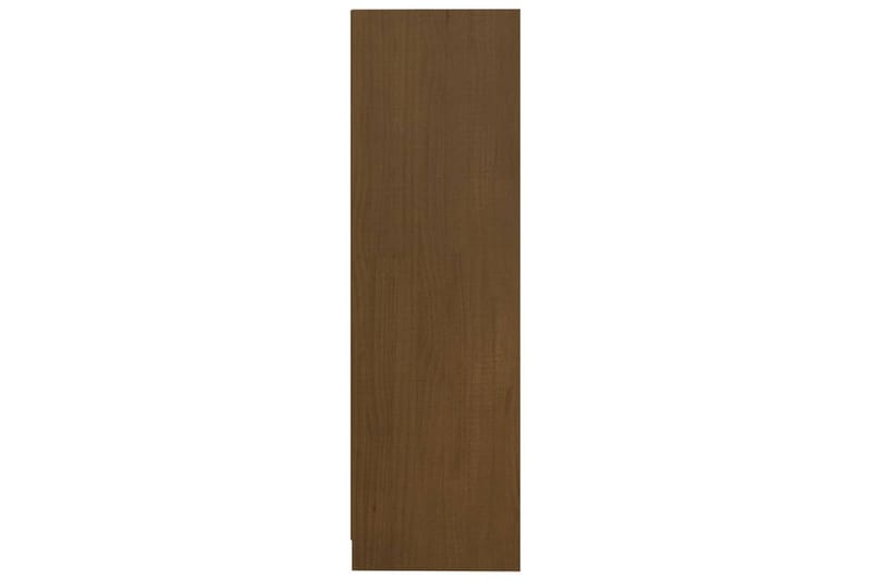 Bokhylla honungsbrun 70x33x110 cm massiv furu - Brun - Förvaring - Hylla - Bokhylla