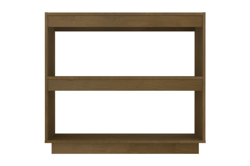 Bokhylla honungsbrun 80x35x71 cm massiv furu - Brun - Förvaring - Hylla - Bokhylla