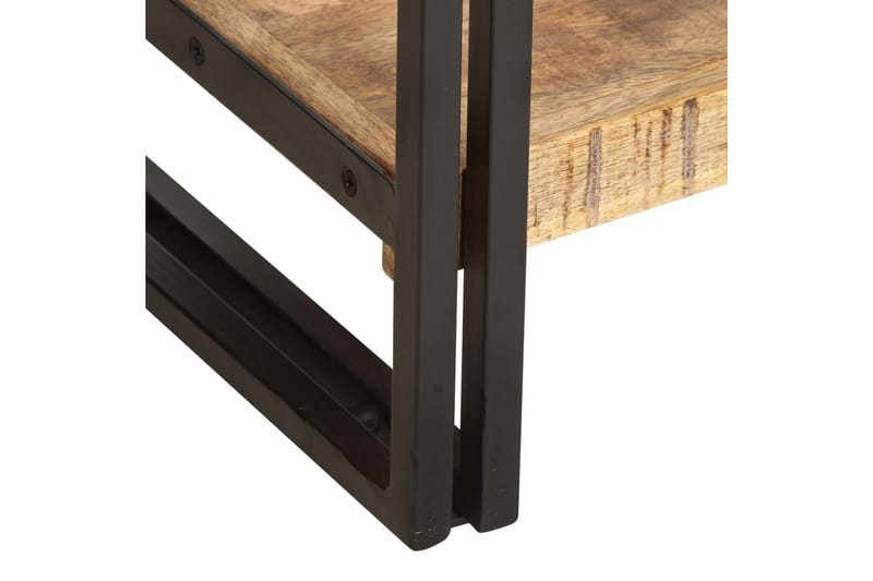 Bokhylla med 5 hyllor 40x30x180 cm massivt mangoträ - Brun - Förvaring - Hylla - Bokhylla