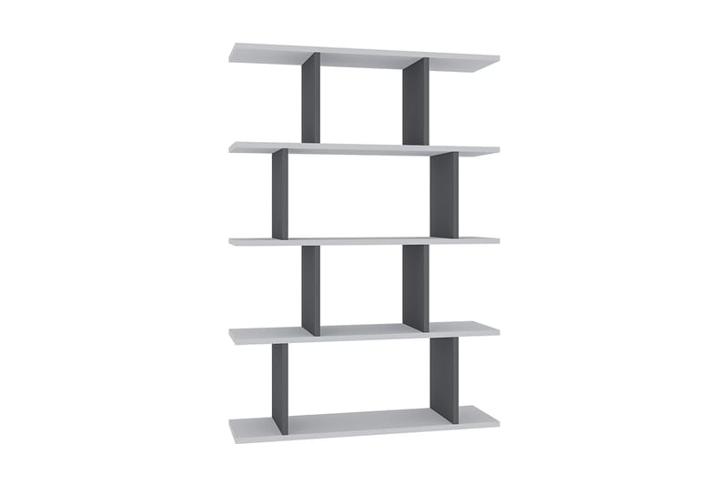 Bokhylla Nachusa Bokhylla 90x25 cm Vit,Antracit, undefined