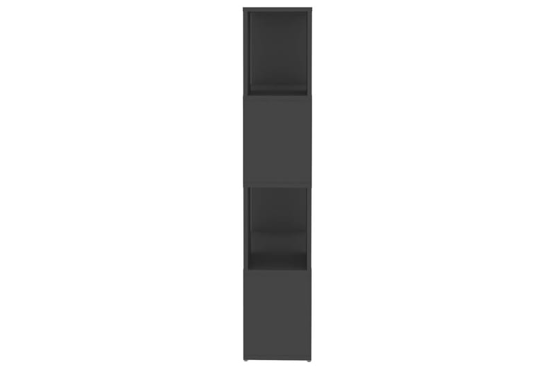 Bokhylla Rumsavdelare grå 60x24x124,5 cm - Grå - Förvaring - Hylla - Bokhylla
