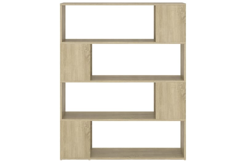 Bokhylla Rumsavdelare sonoma-ek 100x24x124 cm - Brun - Förvaring - Hylla - Bokhylla