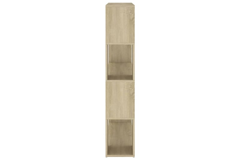 Bokhylla Rumsavdelare sonoma-ek 100x24x124 cm - Brun - Förvaring - Hylla - Bokhylla