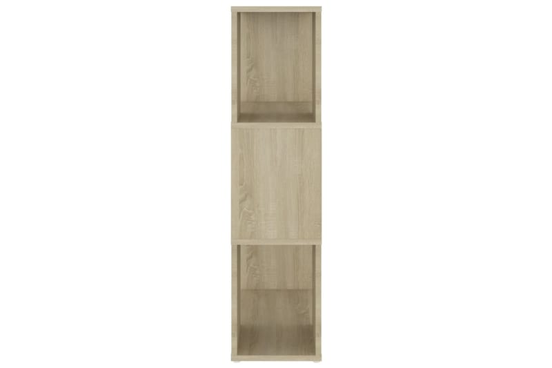 Bokhylla Rumsavdelare sonoma-ek 60x24x94 cm spånskiva - Brun - Förvaring - Hylla - Bokhylla
