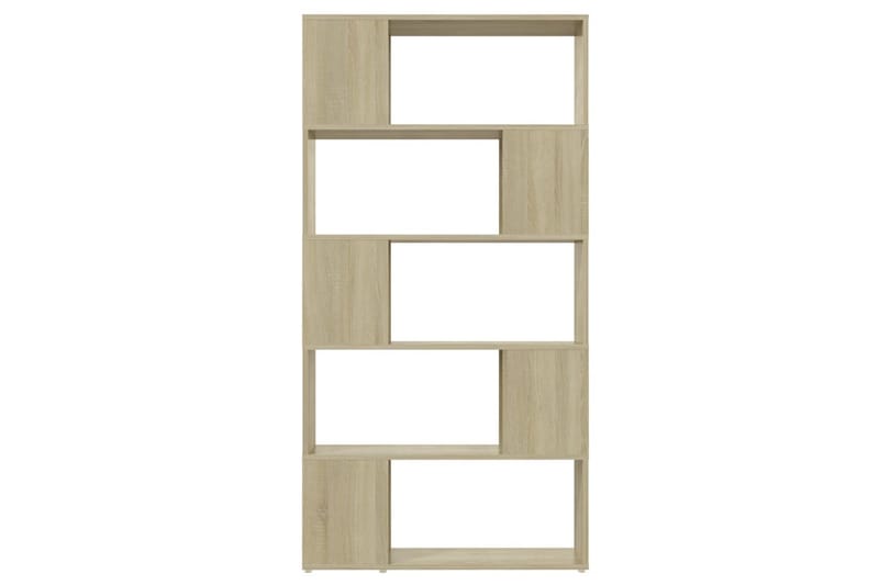 Bokhylla rumsavdelare sonoma-ek 80x24x155 cm spånskiva - Brun - Förvaring - Hylla - Bokhylla