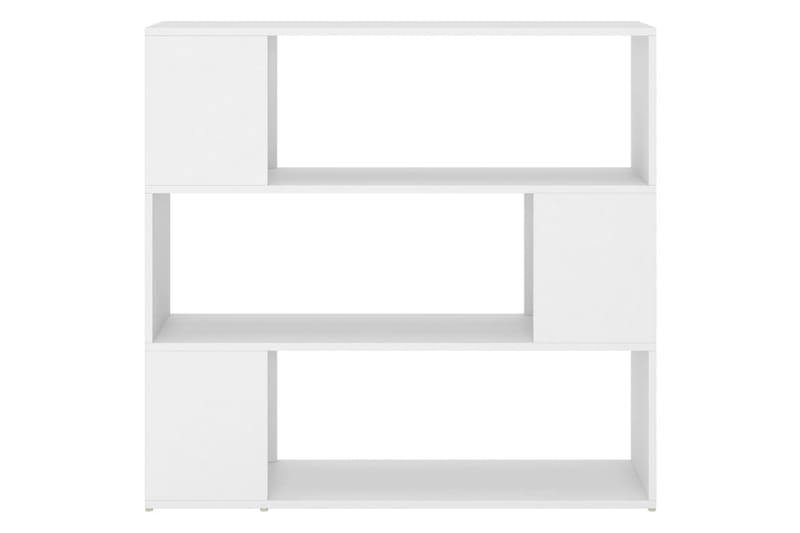 Bokhylla Rumsavdelare vit 100x24x94 cm - Vit - Förvaring - Hylla - Bokhylla
