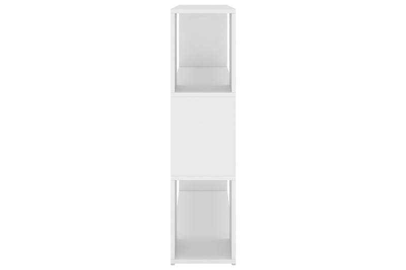 Bokhylla Rumsavdelare vit 100x24x94 cm - Vit - Förvaring - Hylla - Bokhylla